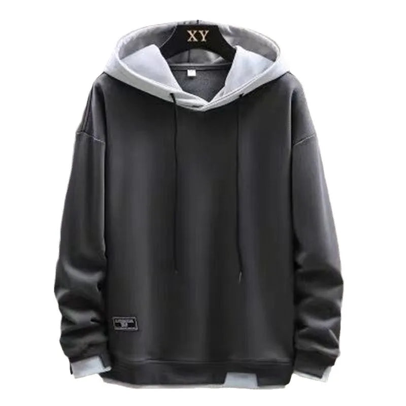 American High Street Style Men's Hoodie Thin Casual Spring Autumn Oversize Couple's Jacket Polyester Fabric Youth Fashion