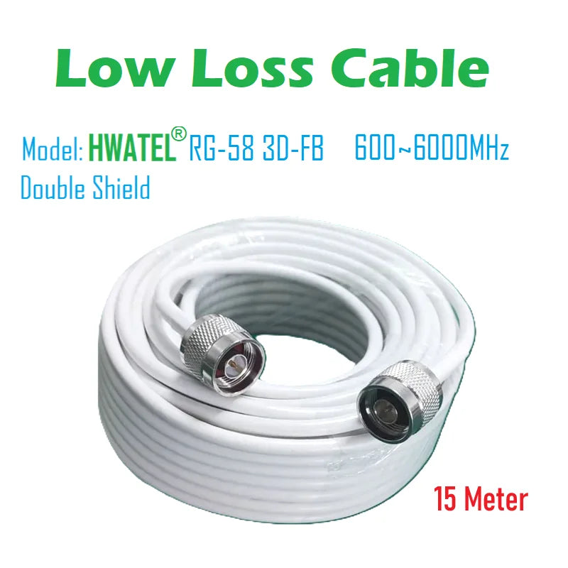 Cable Feeder 2G 3G 4G 5G WIFI 700 3500 MHZ Low LOSS RG 58 RG213 5d-FB Coaxial for Cellular Amplifier Booster Repeater Antenna