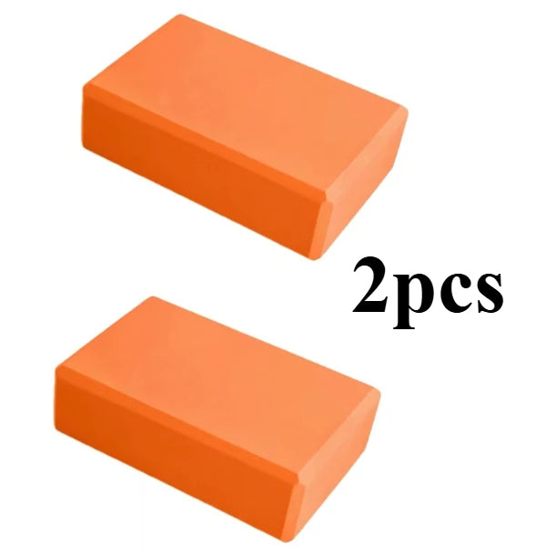 2/1PCS EVA Gym Blocks Foam Brick Training Exercise Fitness Equipment Dance Yoga Auxiliary Tool Stretching Body Shaping