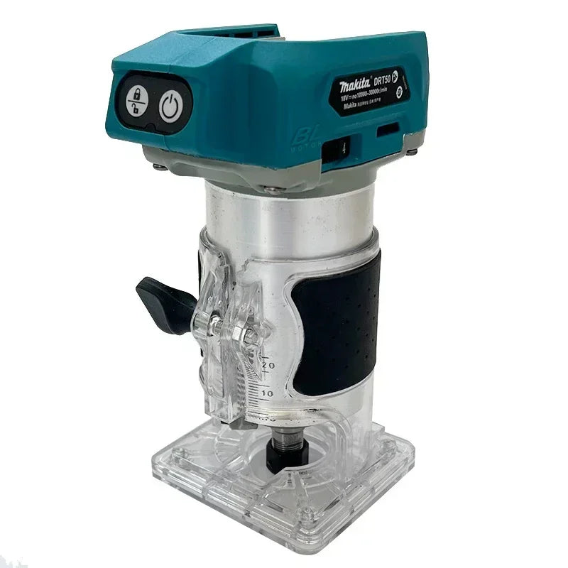 MakitaTrimmer Rechargeable Trimming Machine Brushless Slotting Tool DRT50 Cordless  Milling Woodwork Engraving Machine