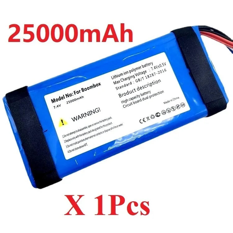 10000/25000mAh For JBL Boombox Boombox 1 GSP0931134 01 7.4v Li-ion Battery Boombox1 Boombox 1 Player Speaker Batteries