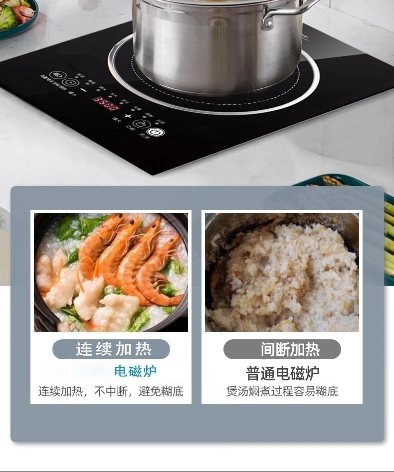 Embedded induction cooker single stove inlaid fire concealed electromagnetic stove  induction cooktop