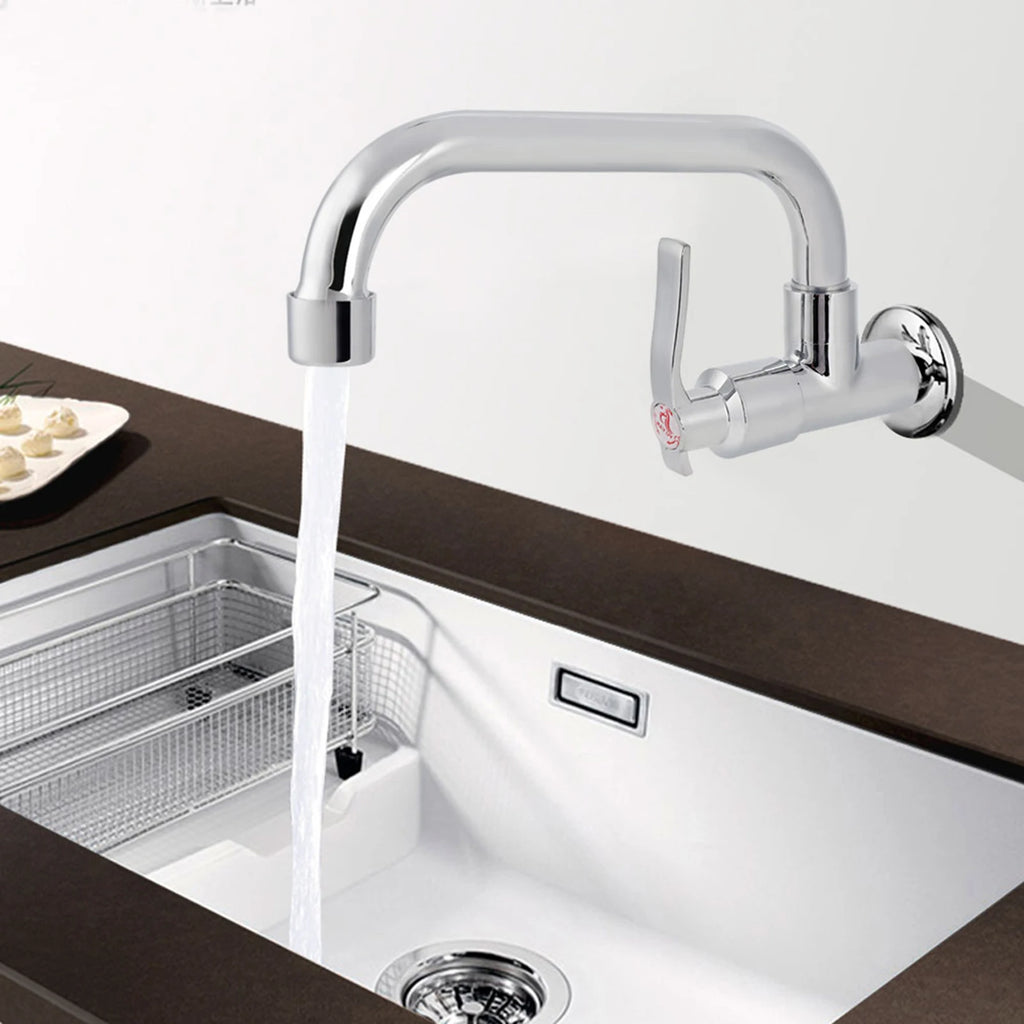 G1/2in Wall Mounted Single Cold Water Tap Sink Water Faucet for Home Kitchen Use  Water Faucet