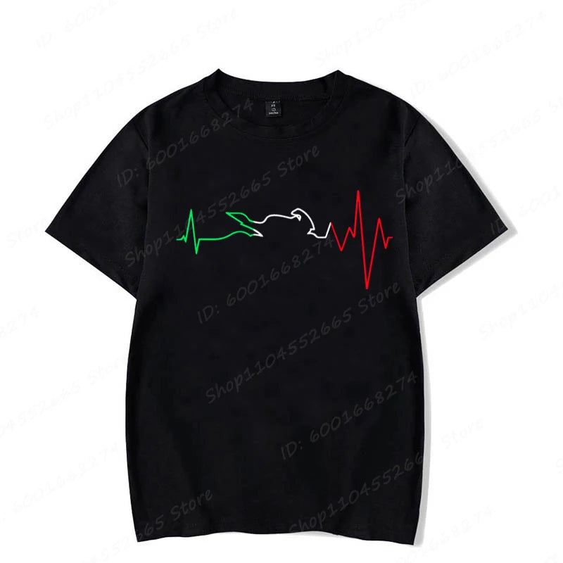 1N23456 Motorcycle Speed Graphic Print T-Shirts Summer Men's T Shirt Clothing Streetwear Short Sleeve Funny Motorcycle Shirts