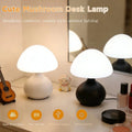 USB Powered Mushroom Table Lamp, Ambient Light, Bedroom Modern Simple and Atmospheric Table Lamp, Small Night Light, Decorative
