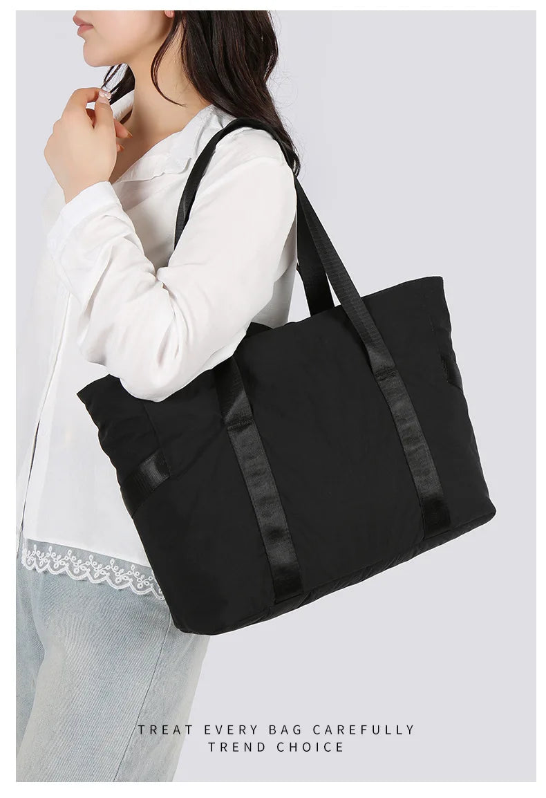 Women's Large Tote Bag with Padded Laptop Compartment, Yoga Mat Travel Work Daily Handbag Shoulder Bag