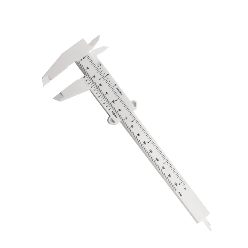Microblading Eyebrow Design Tools 0-150mm Vernier Calipers Double Rule Scale Plastic Ruler For PMU Eyebrow Measuring Tools Use