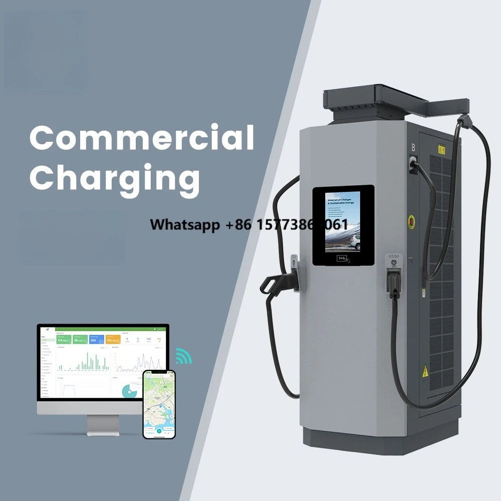 240kW to 420kw Ultra Fast DC EV Charger Station OCPP 2.0.1 Commercial Public Floor-mounted Electric Vehicle Charging Station
