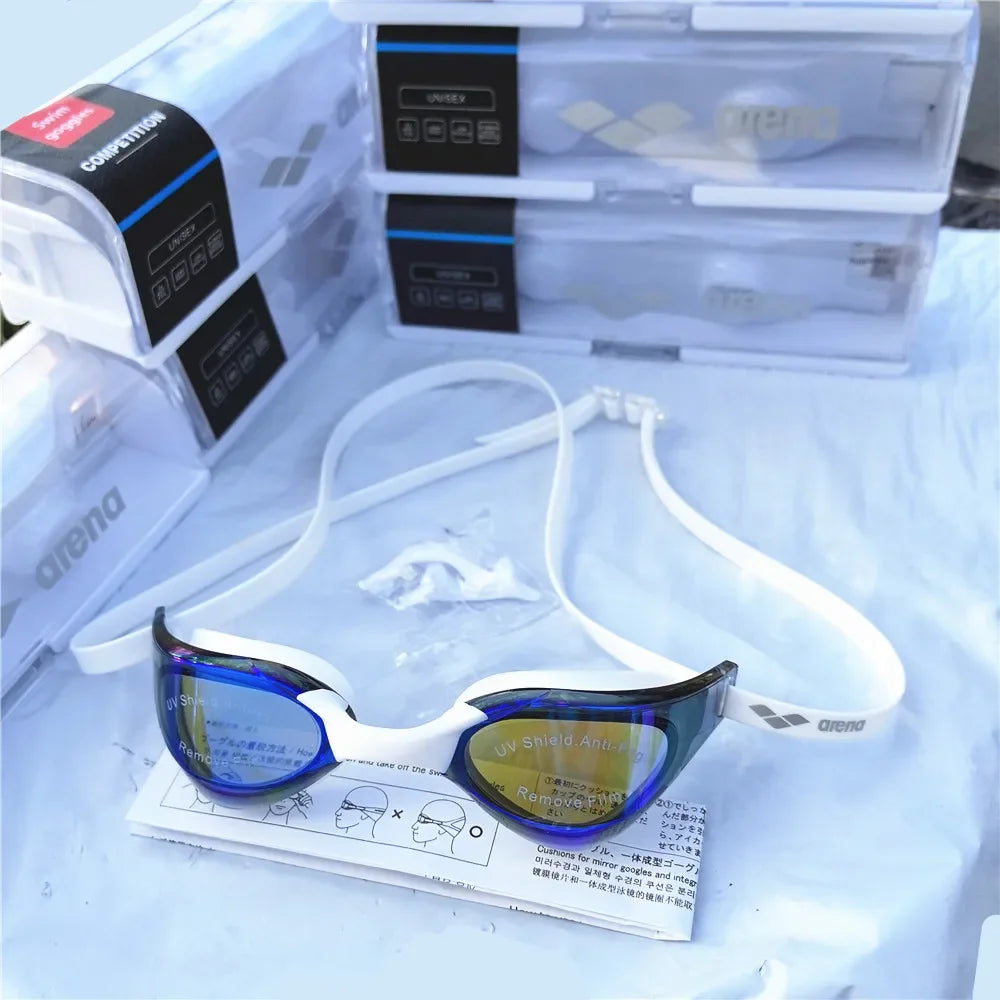 ARENA Professional Racing Swimming Goggles Waterproof Anti-Fog High Definition UV400 for Competition And Training Swim Equipment