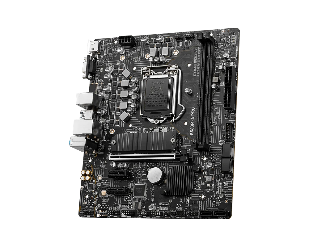 MSI B560M-A PRO LGA 1200 64GB PCI-E 4.0 1×HDMI 1×VGA Motherboard