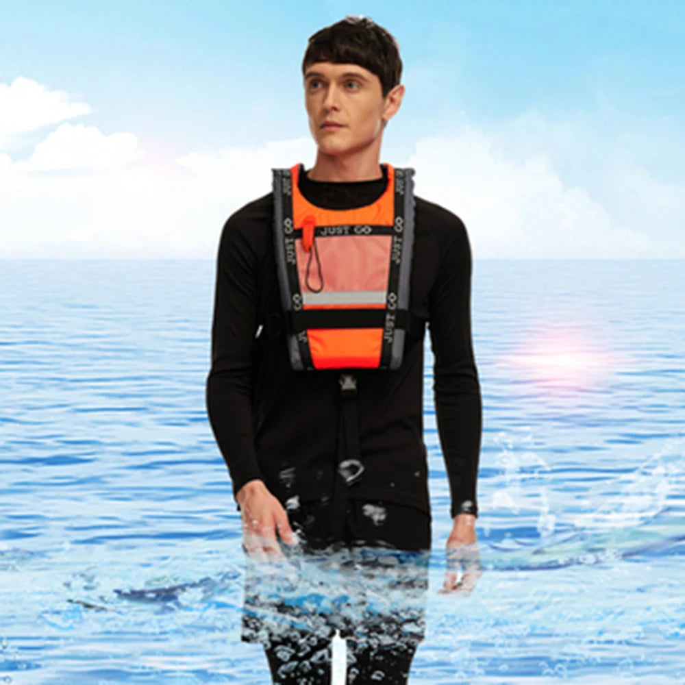 2023 New Adult life vest Boating rafting Swimming Kayaking surf paddleboard Life vest Portable water sports buoyancy vest