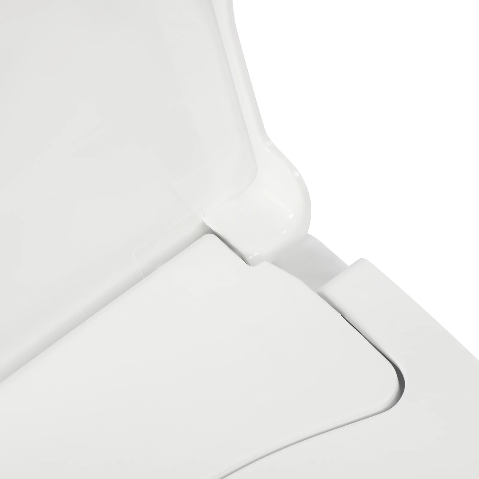 Non-Electric Bidet Toilet Seat Toilet Bidet Lid Fits Elongated Toilets, Dual Nozzle D-shaped with Cleaner Flush Hose