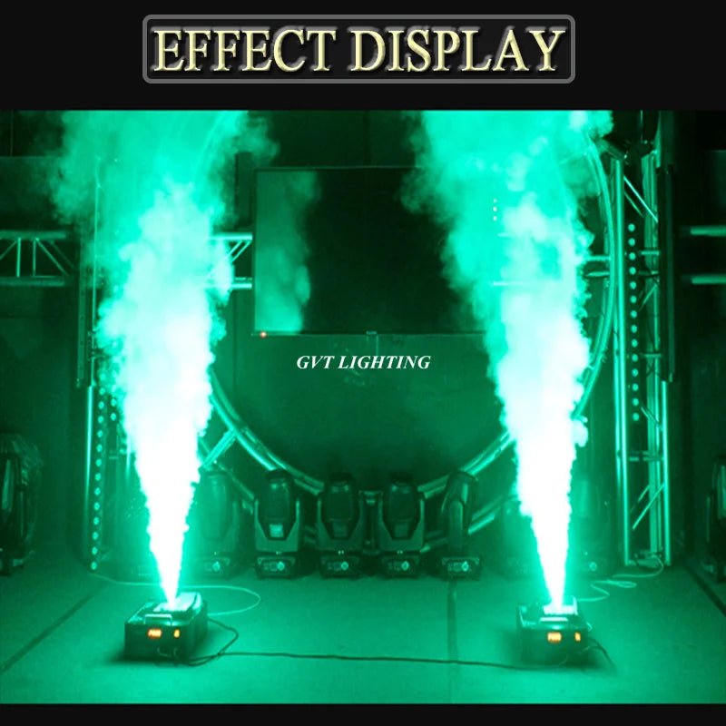 New 1500W Smoke Machine Fogger Color Changing Red Green Blue Full Color Triple RGB 24 LED 3 In 1 Colorful Fog Machine