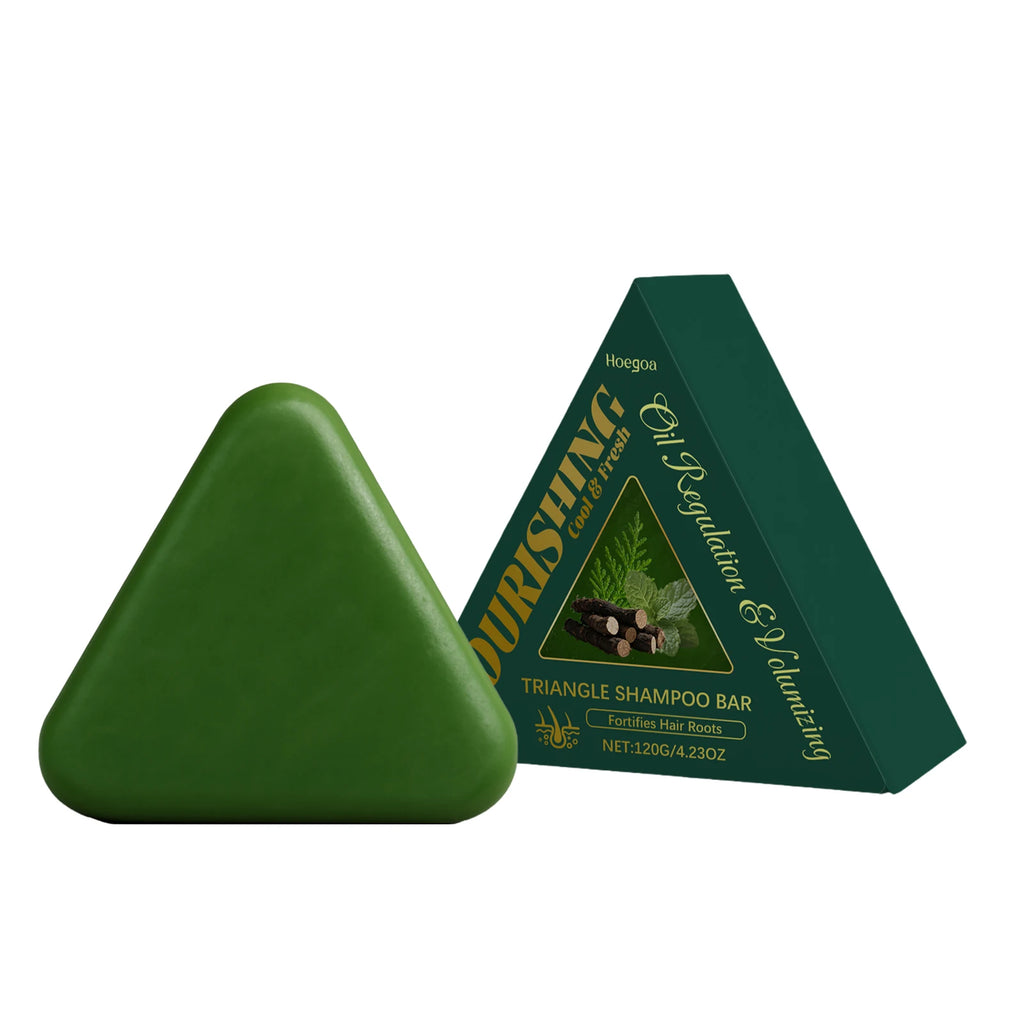 Herbal Shampoo Soap Gently Cleanses Scalp Refreshing Control Oil Dandruff Purifies Reduce Breakage Nourishes Hair Root Treatment