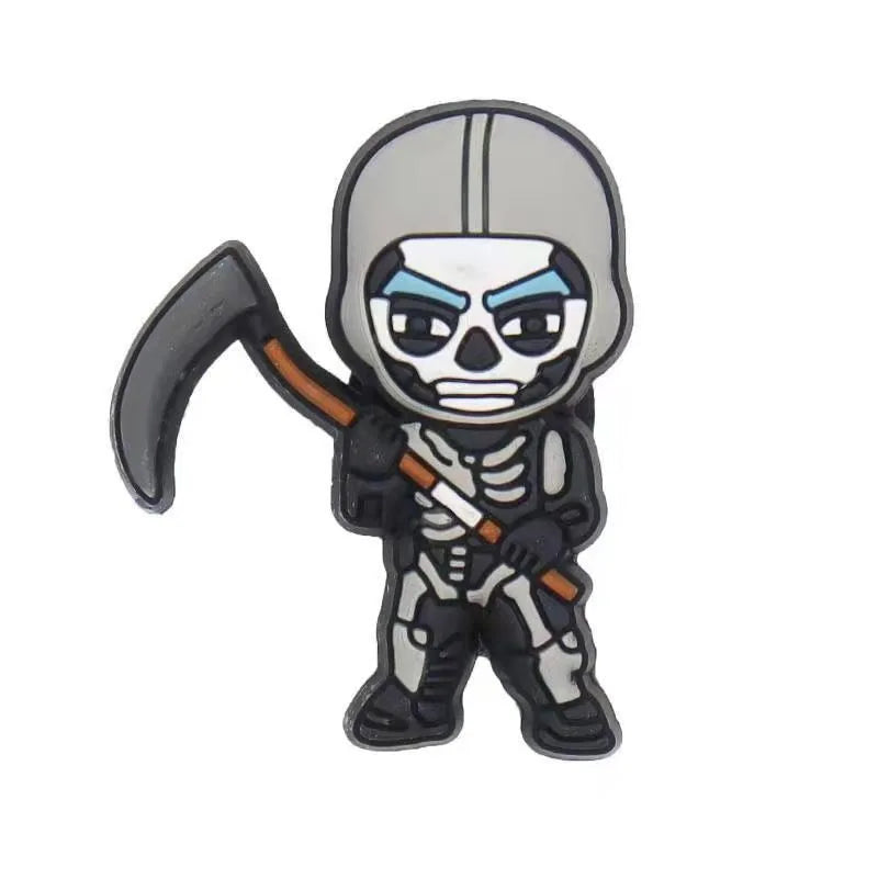 10-21pcs Game Characters Popular Shoe Charms Cartoon Shoes Accessories Decoration Buckle Fit Clog Sandal Wristbands Accessory