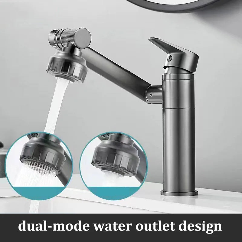 Stainless Steel Basin Faucet High Quality Universal Multifunctional Hot and Cold Dual-use Bathroom Wash Basin Faucet