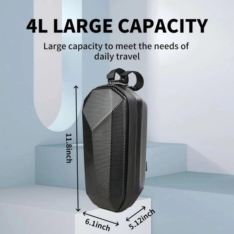 Electric Scooter Front Bag Waterproof EVA Hard Shell Bags Reflective Handlebar Hanging Bag Storage Accessories for Xiaomi M365