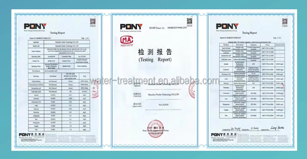 CE CCS Certificate 30L/H Fresh Water Maker for Boat Desalination Salt Water to Drinking Water Portable Desalination Machine
