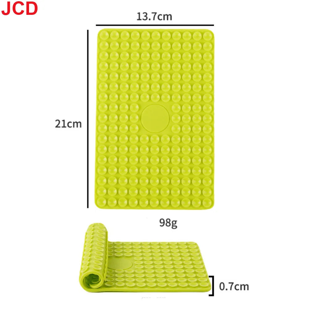 1pc Silicone Suction Pad Double Sided For Tablet PC Fixture Suction Cup Backed Adhesive Silicone Rubber Sucker Pad For Fixing