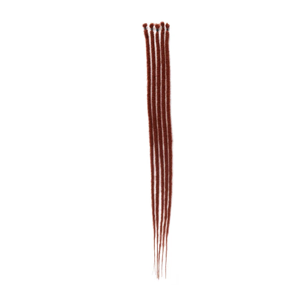 Synthetic Dreadlock Extensions Crochet Dreads 5 Strands 24 Inch Ombre blonde Dreads extensions  Human-Like Hair Loc Extensions