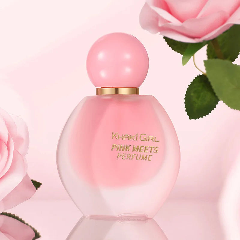 Pink Encounter Perfume Romantic Elegant Women's Perfume Strawberry Cedar Floral Fragrance Long-lasting Fresh Eau De Toilette