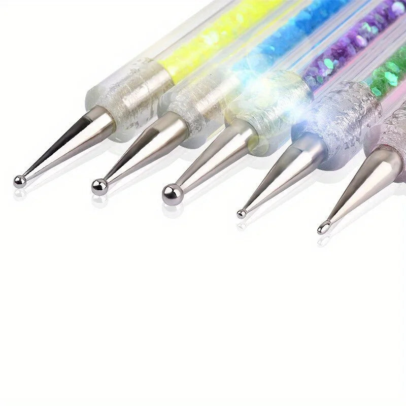 Nails Art Dotting Pen Nails Brushes for Nails Art Accessories Tools Kits Nail Supplies for Professionals Manicure Set