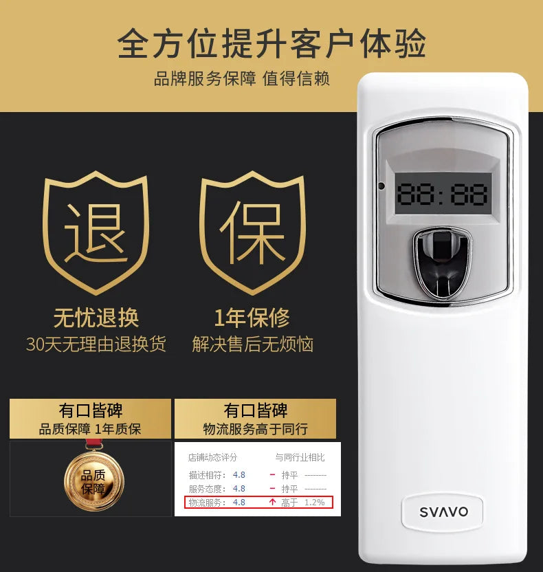 For Ruiwo Wall Mounted Aromatherapy Diffuser Remote Control Home Hotel Air Fragrance Machine Scent Dispenser Essential Oil