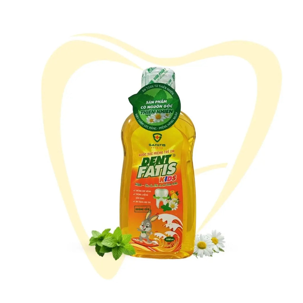 Herbal Kids Mouthwash Natural Fresh Breath Oral Care Anti-Bacteria Safe Daily Herbal Rinse
