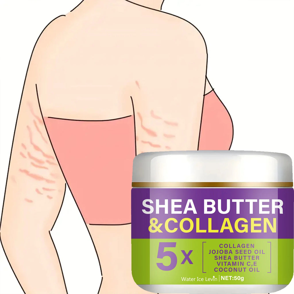 Shea Butter & Collagen Nourish Cream | Botanical Lipid Fusion | Deep Hydration + Healthy Glow Revival