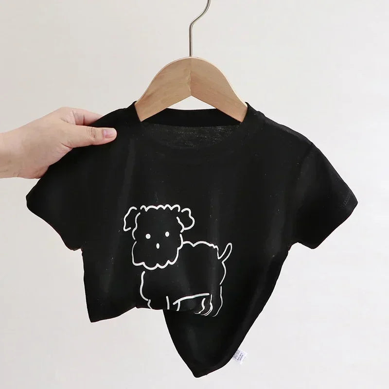 Kids’ Short-Sleeve Cotton-Blend T-Shirt