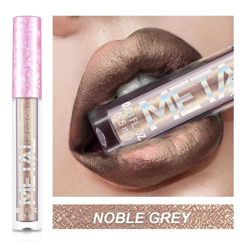Matte Liquid Lipstick Waterproof Long Lasting 24 Hours Non-Stick Cup Shimmer Glitter Lip Gloss Women Lip Tint Makeup Cosmetics