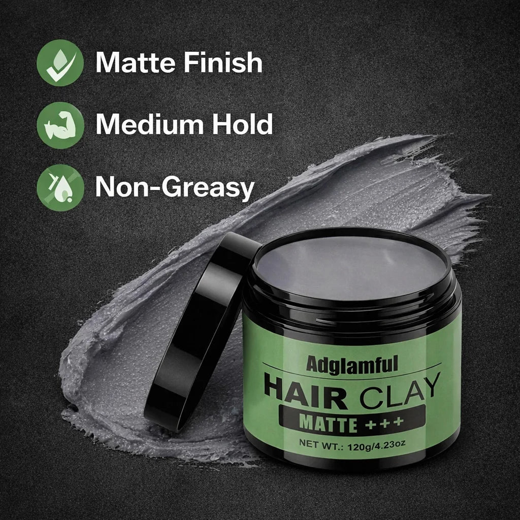 Matte Hair Mud 120g Long Lasting Natural Look Non Greasy Texturizing Wax for Daily Men's Hairstyling