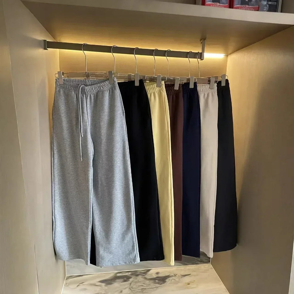 Hlo Yoga unisex cotton sweatshirts sweatpants loose hoodie Pull Rope sweatshirts jogging loose and comfortable se