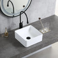 White Bathroom Sinks Light Luxury Bathroom fixtures Square Wash basin Home Round Kitchen Sink Toilet Washing Sink