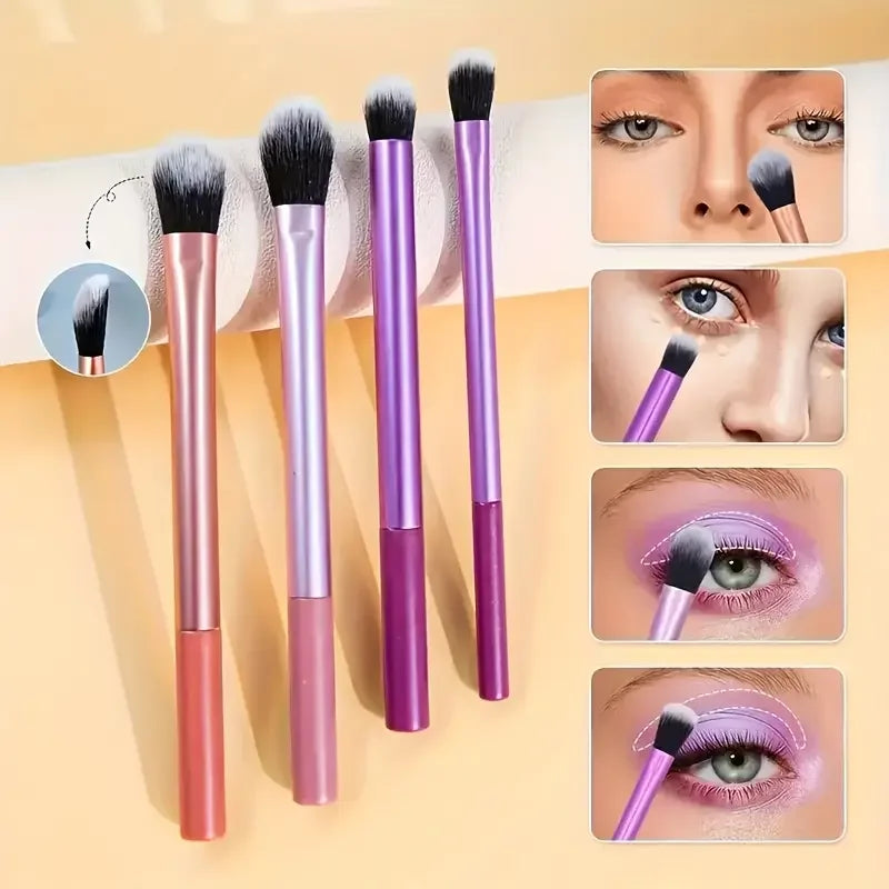 8pcs Makeup Brush Kit Soft Synthetic Hair Make Up Brushes Foundation Blush Eyeshadow Cosmetic Makeup Tools foundation brush