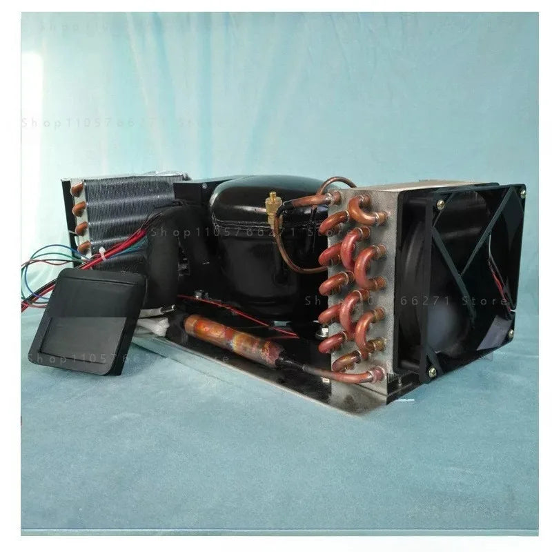 Mini cold air integrated unit unit 12v24v boot refrigeration miniature air conditioner assembly with temperature control