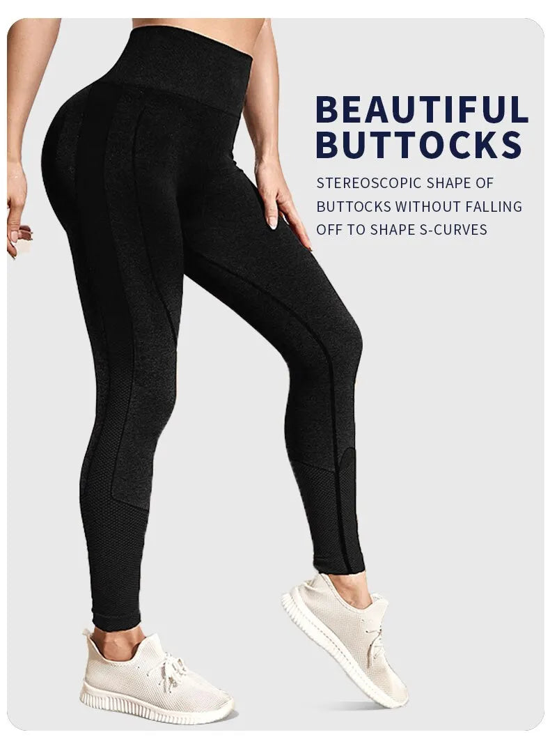 Yoga Sport Women Fitness Seamless Workout Leggings Fashion Push Up Leggings Gym Women Pants