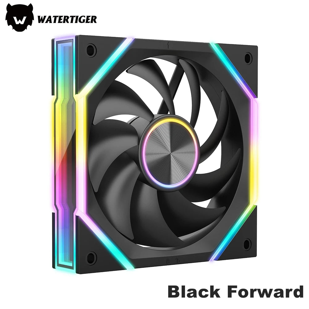 Guangchi V2 building block fan, 120mm case fan,12025 water-cooled fan, 5V ARGB light-emitting fan, convenient for combination.
