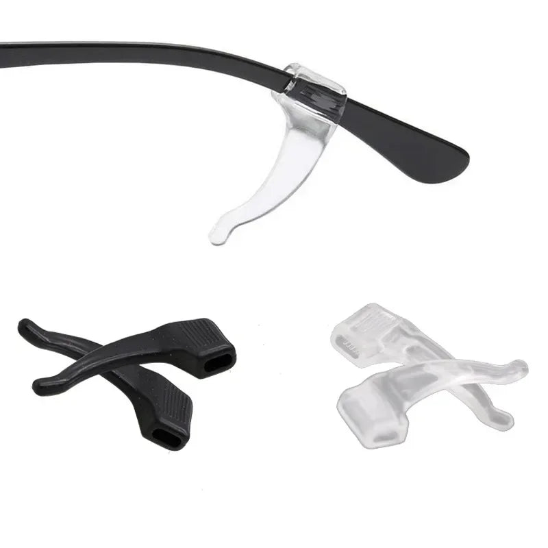 Silicone Ear Hook Anti-slip Glasses Leg Ear Sleeve Bracket Fastener Sunglasses Accessories Grip Anti-fall Eyewear Holder
