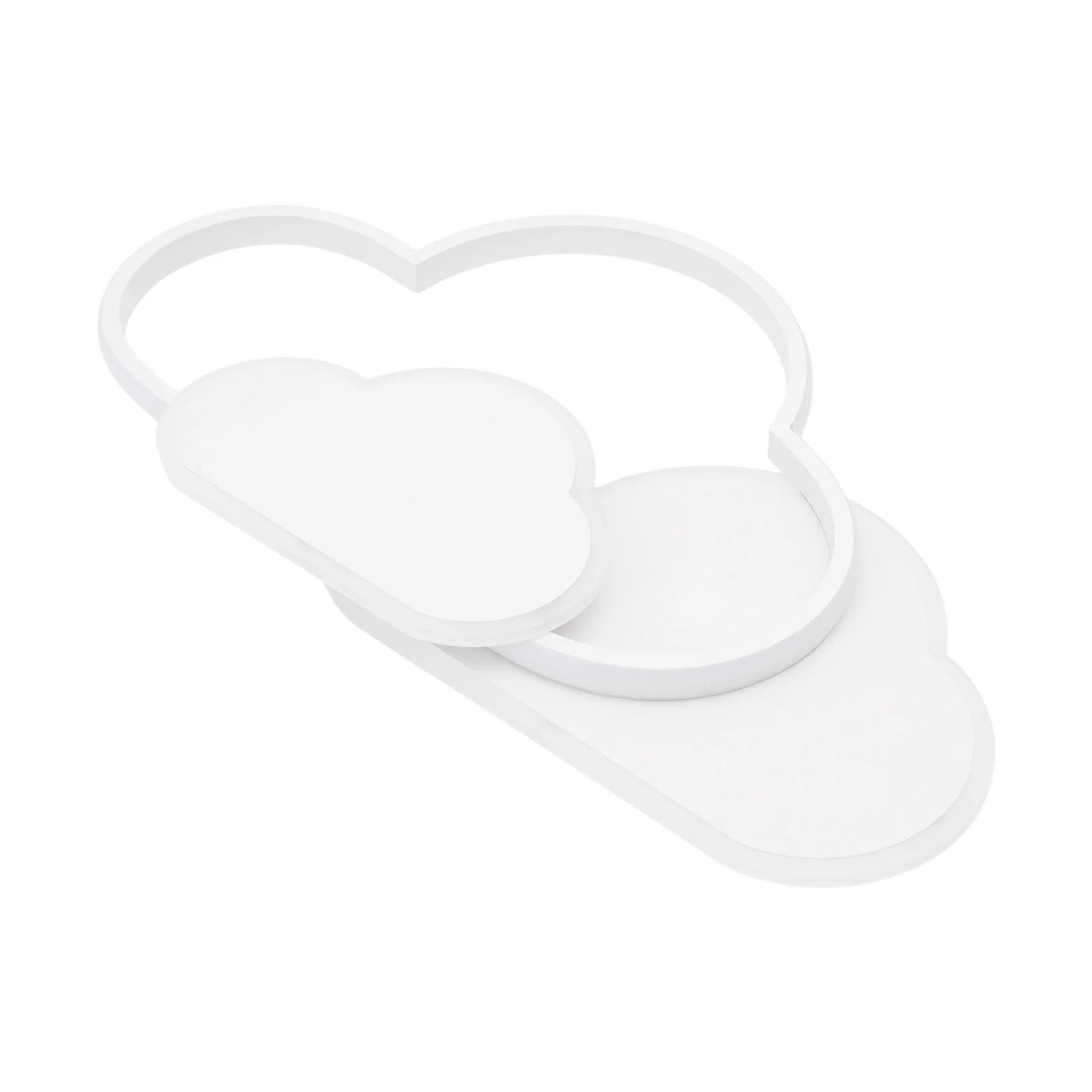 Cloud Shape LED Ceiling Light Fixture Modern 3-Color Lighting Acrylic Ceiling Lamp for Living Room Bedroom Kid's Room 52x31cm