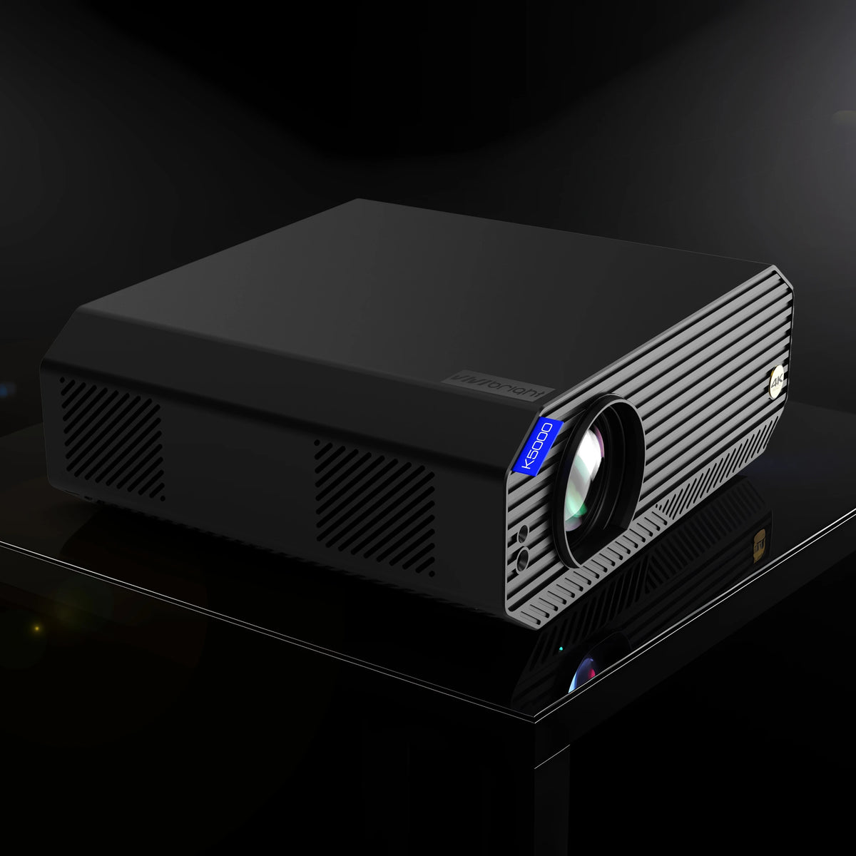 K5000SE Smart Home Theater Projector Full HD 1080P LED with Android 14 OS High Brightness Portable Design for Home Entertainment