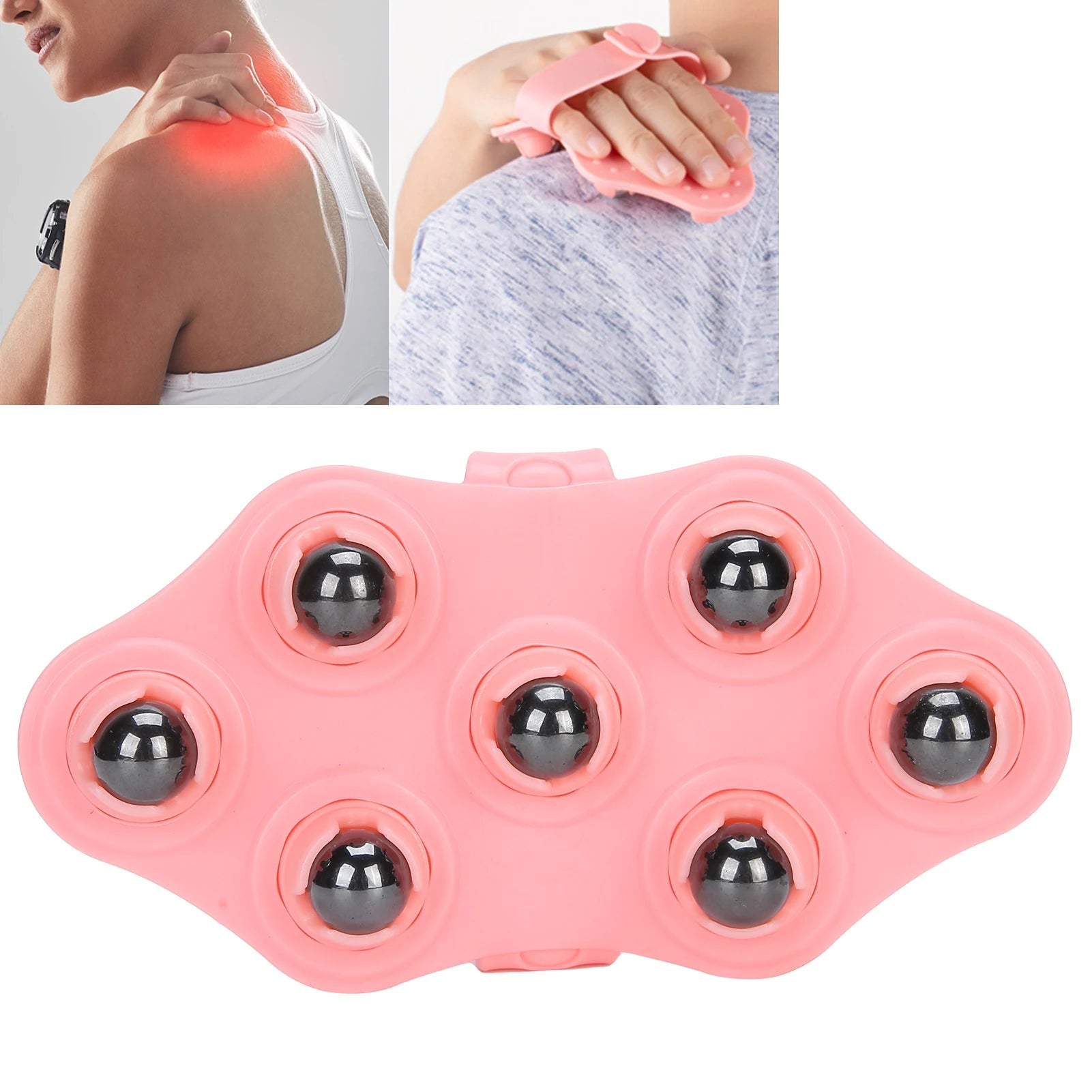 Body Massager Slimming Roller Ball Massager Portable Roller Ball Massage Glove Muscle Relax Slimming Magnetic Bead Body Massager