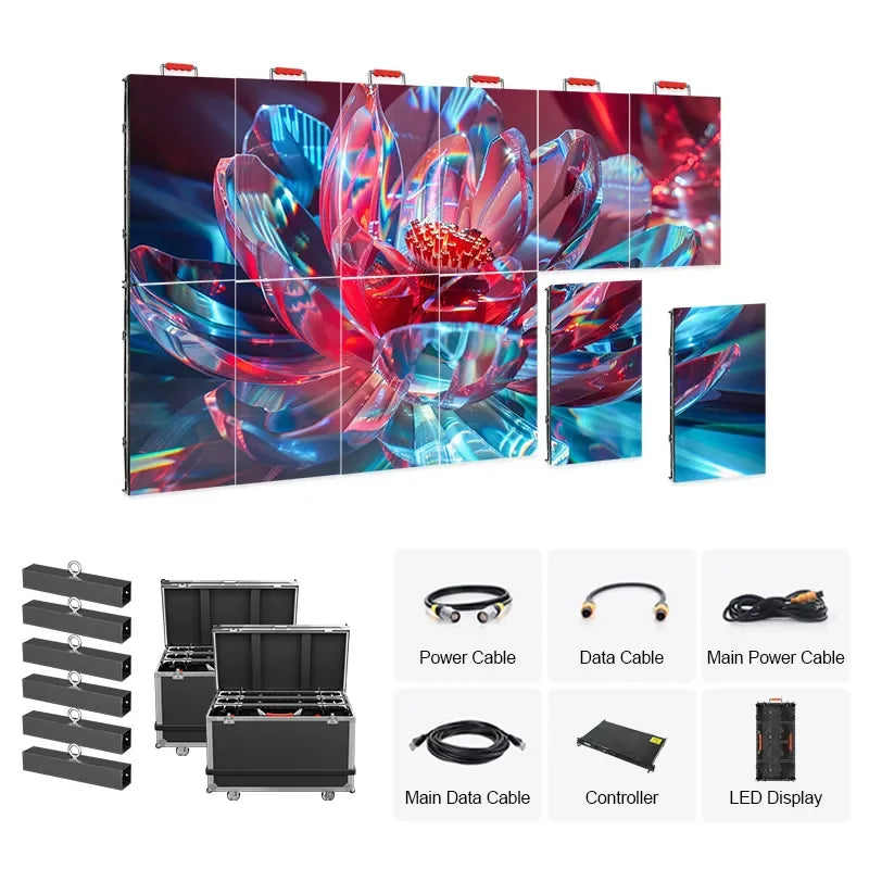 Outdoor P3.91 Full Color LED Display Screen Large  P3.91 500mm 1000mm LED Module Display LED Screen Display Panel