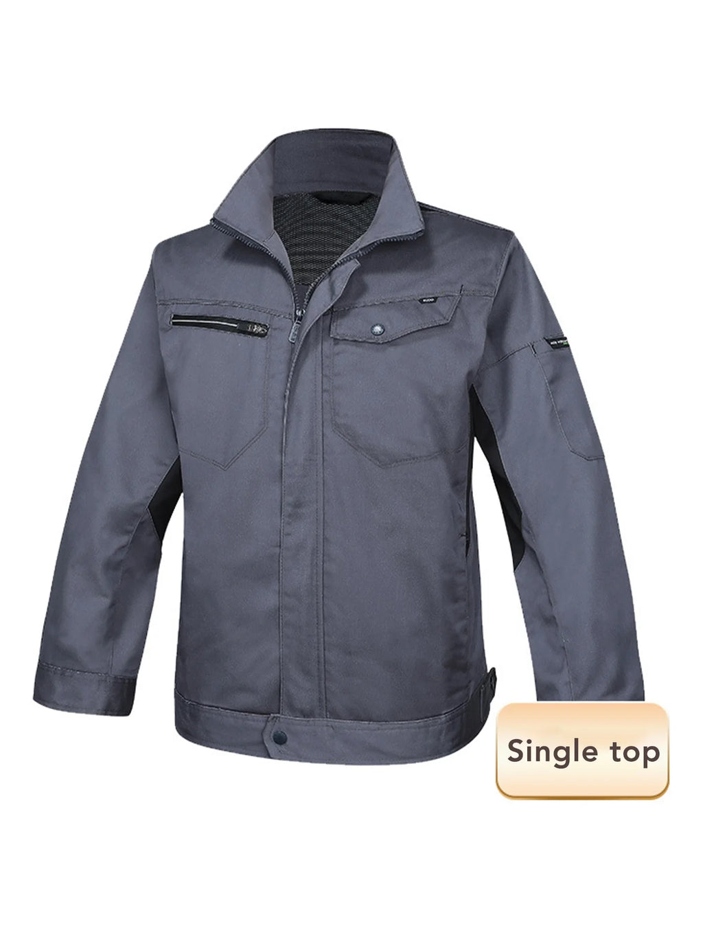 Fashion Denim Workwear for Men Women Spring Autumn Long-sleeved Work Clothes Wear-resistant Uniform Coat Workshop Uniforms