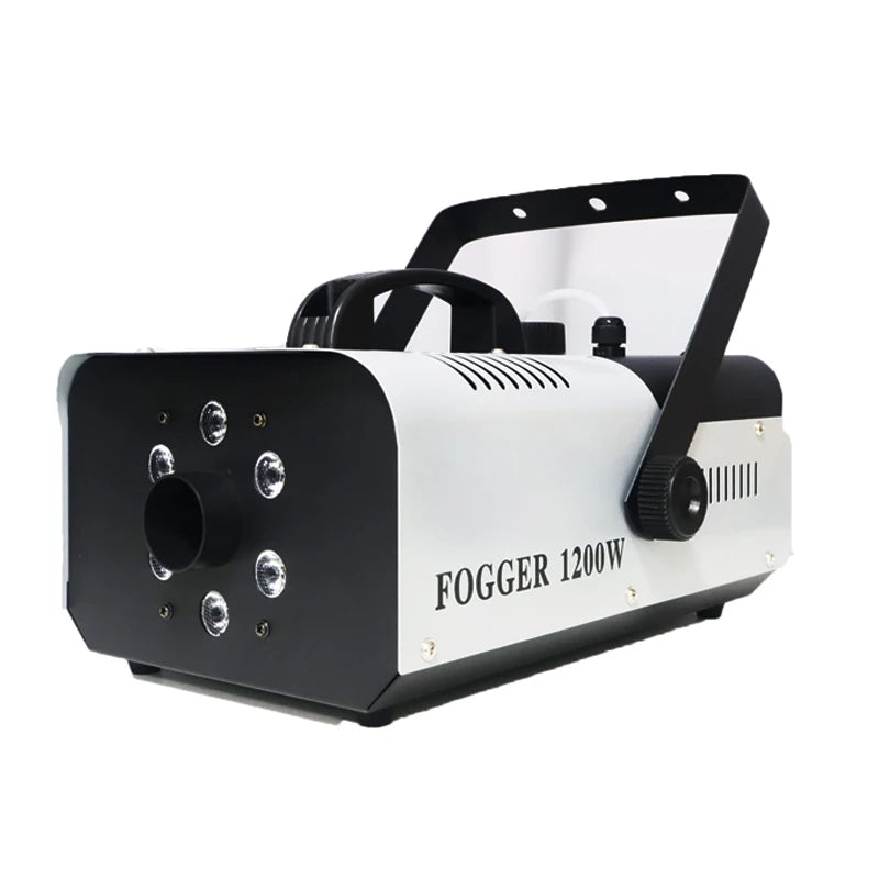 Smoke Fog Machine 1200W RGB 6LEDS 9LEDS DMX512 Wireless Remote Fog Machine Wedding Christmas Party Stage Atmosphere Equipment