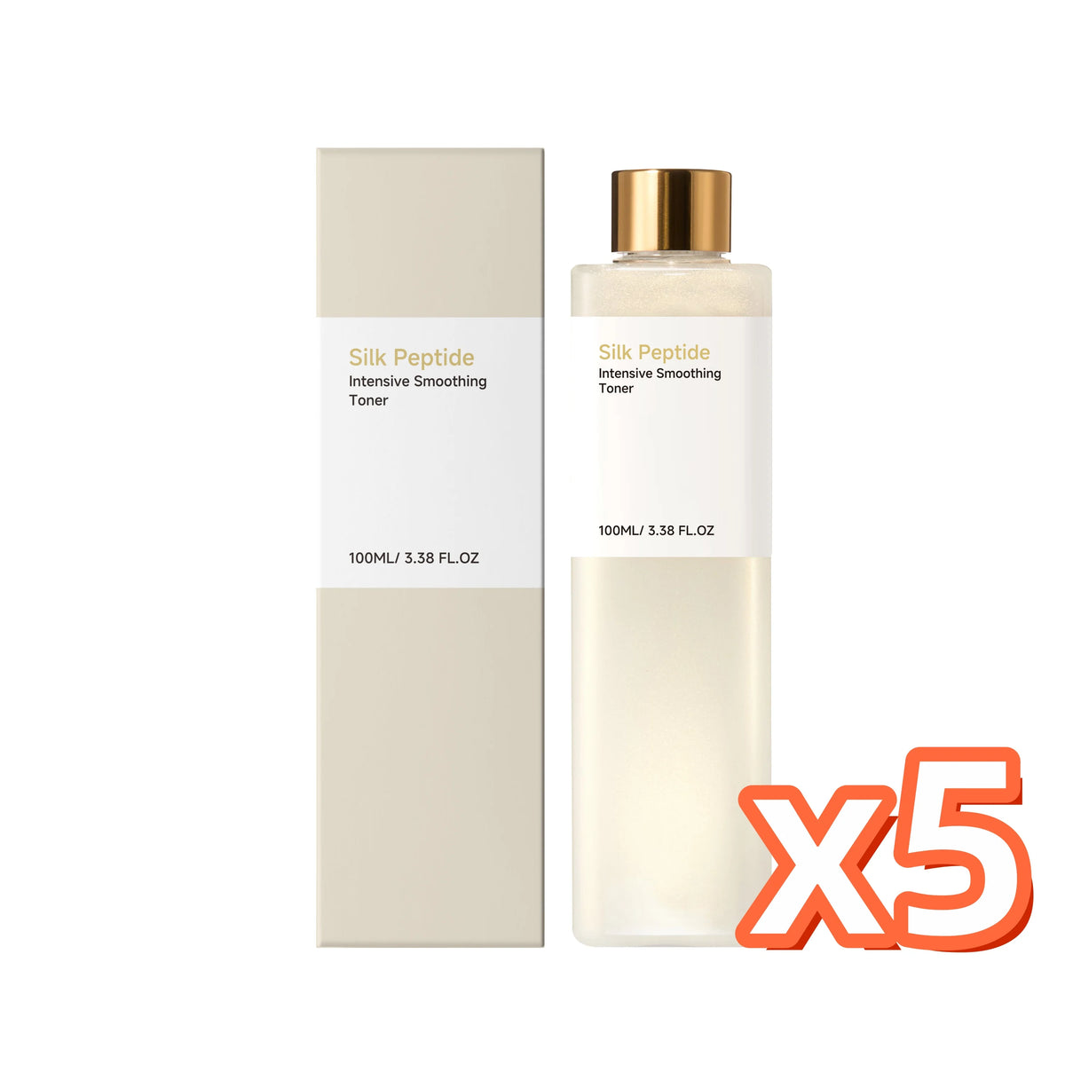 Silk Peptide Facial Toner For Sensitive Skin,Deep Hydrating Smooth Fine Lines Moisturize Skin Barrier Revitalize Dull Skin Toner