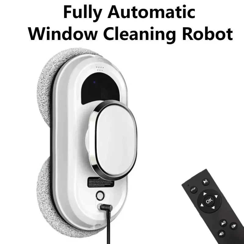 110V 220V Remote Control Home Window Cleaning Robot Electric Window Cleaner Glass Automatic Cleaning Tool High Suction Anti Fall