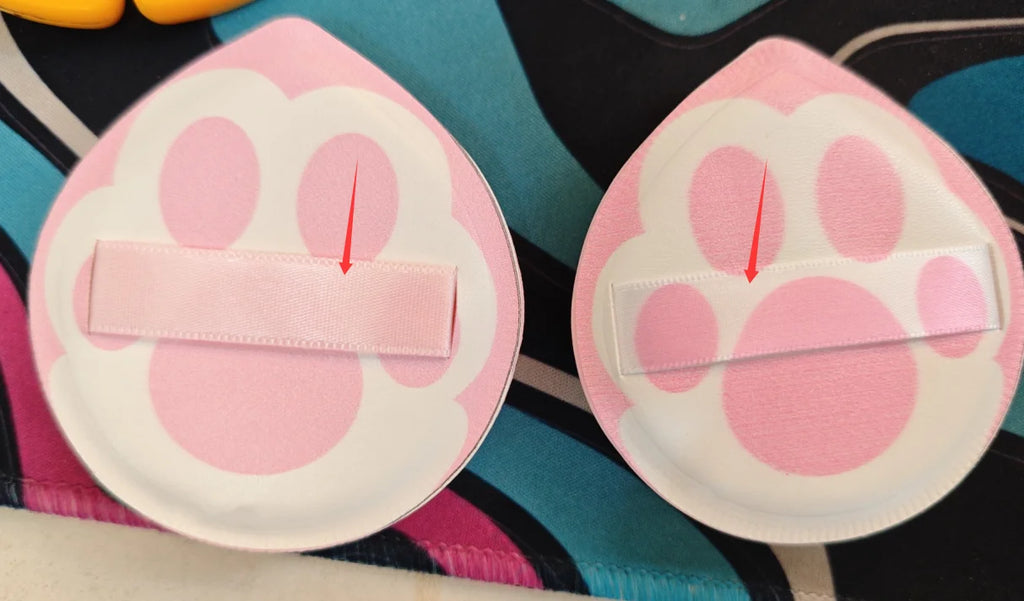Cute Powder Sponge Puffs Foundation Cream Cushion Puff Cat Claws Shape Makeup Sponge Air Cushion Beauty Cosmetics Tools Portable