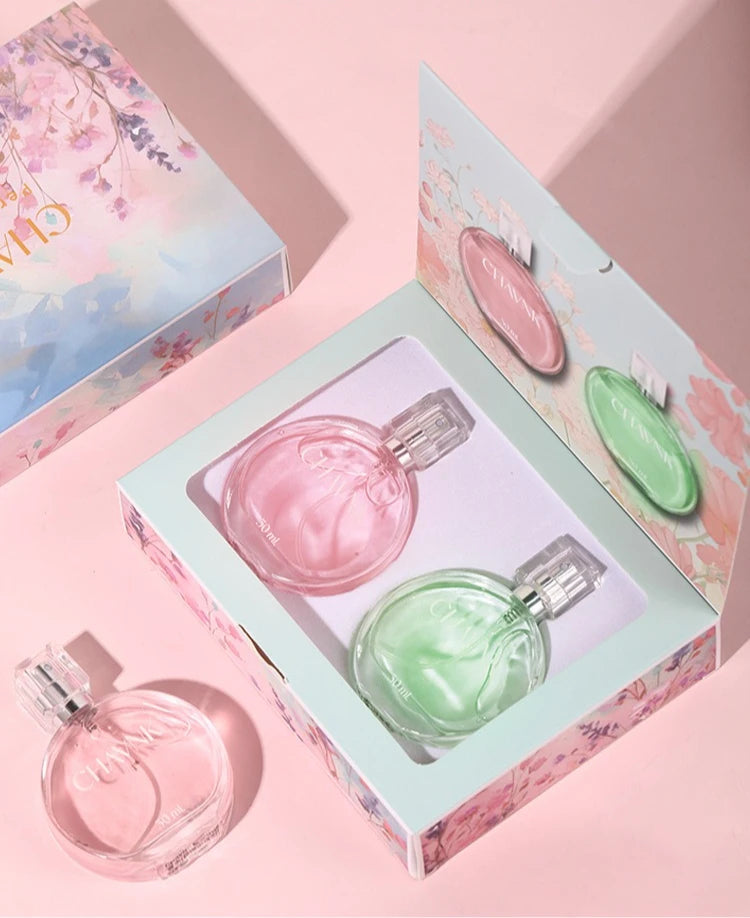 New Women's Encounter Perfume Set Gift Box, Birthday Gift Box, Long-Lasting Women's Perfume, True-to-Life Scent, 30ml x 2 Parfum