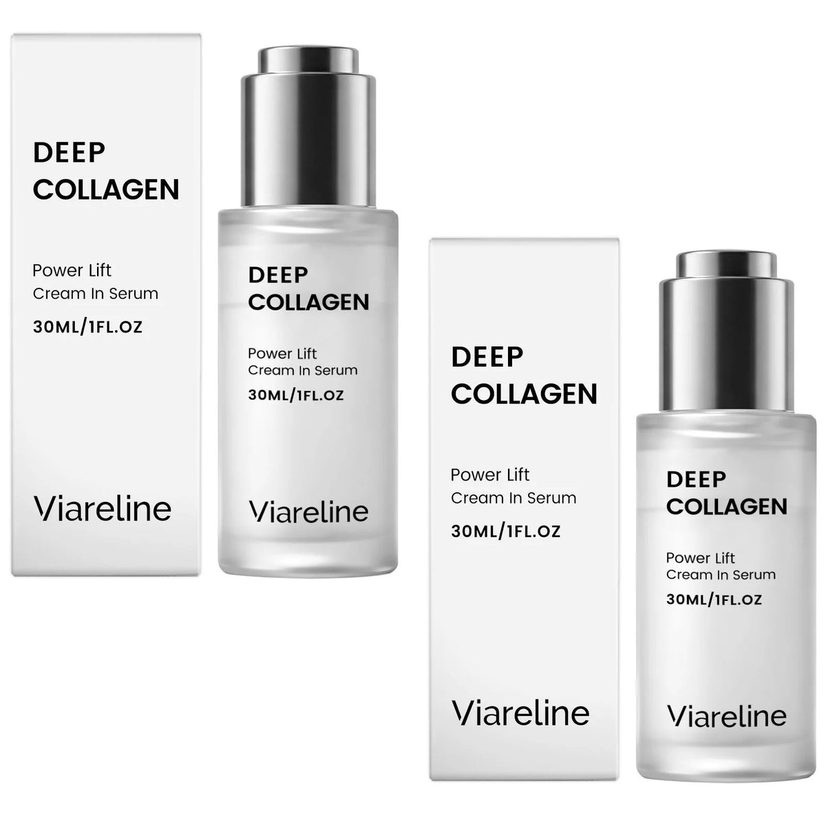 Viareline Lift Serum Cream Anti Wrinkles Fades Fine Lines Improve Sagging Brighten Skin Elasticity Boost Moisturizing Face Serum
